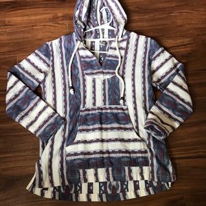 Hooded Pullover with Drawstrings